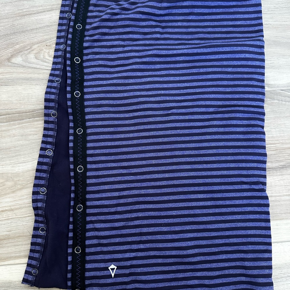 Ivivva Purple and Black Striped Scarf